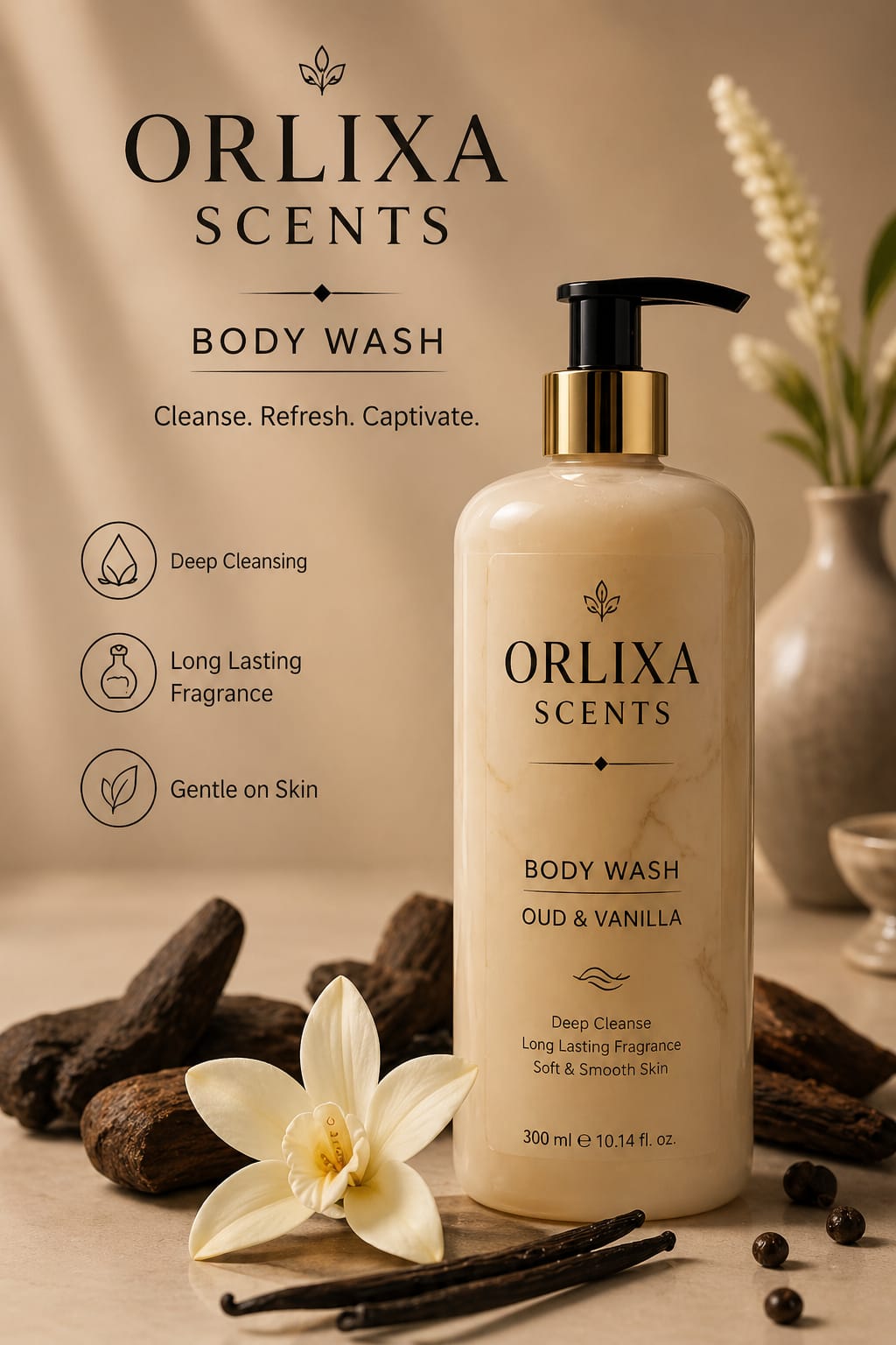Orlixa Scents Aqua Veil Body Wash